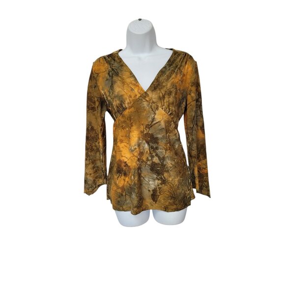 Vtg Y2K Babydoll Velvet Burnout Top S Romantic Whimsigoth Fairy Indie Artsy - Picture 4 of 15